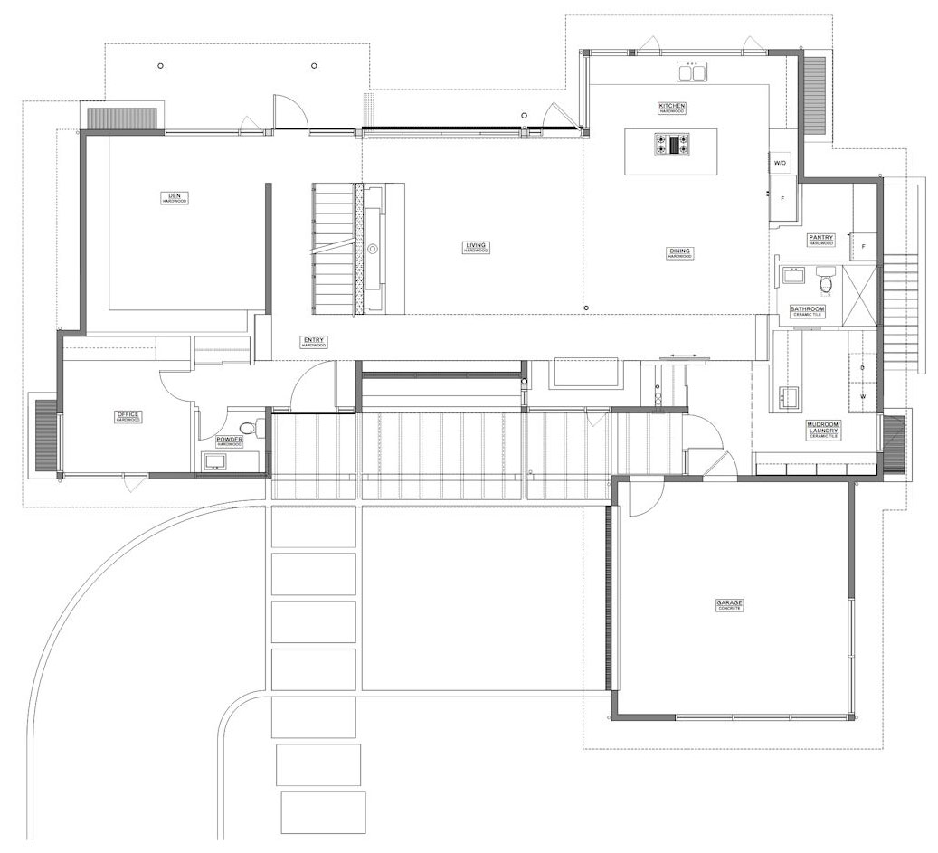 A Bright and Spacious Home Surrounded by Forest and Natural Elements in Vancouver, Canada by Kevin Vallely Design (17)