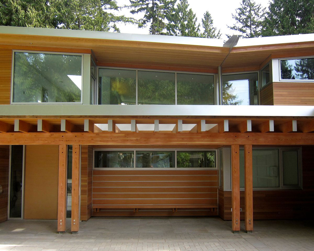A Bright and Spacious Home Surrounded by Forest and Natural Elements in Vancouver, Canada by Kevin Vallely Design (6)