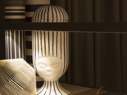 A Chic Apartment with Warm Interior and Ingeniously Light Fixtures in Milan, Italy by Matteo Nunziati (18)