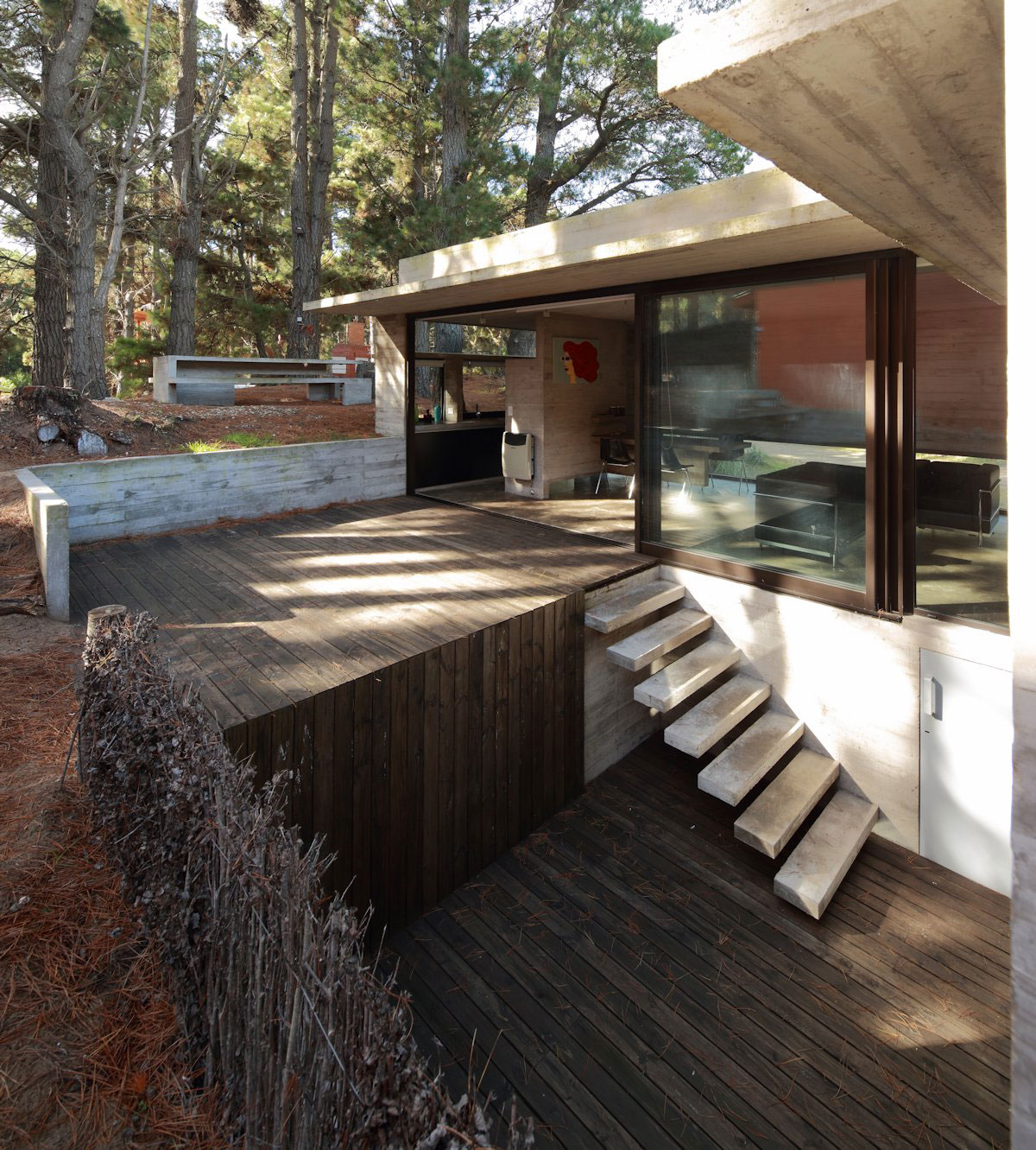A Contemporary Concrete House Nestled in the Forest Glade with Natural Light of Buenos Aires by Luciano Kruk and María Victoria Besonías (1)