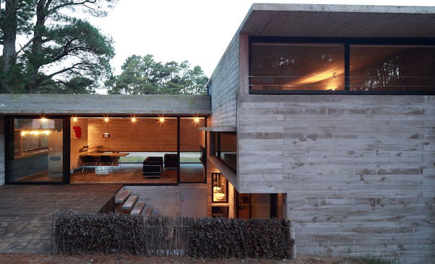 A Contemporary Concrete House Nestled in the Forest Glade with Natural Light of Buenos Aires by Luciano Kruk and María Victoria Besonías (18)