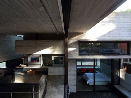 A Contemporary Concrete House Nestled in the Forest Glade with Natural Light of Buenos Aires by Luciano Kruk and María Victoria Besonías (3)
