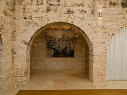 A Contemporary Stone House with Rough and Rustic Elements in Jerusalem, Israel by eran chehanowitz (7)