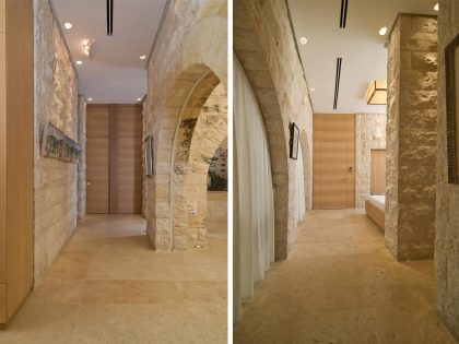 A Contemporary Stone House with Rough and Rustic Elements in Jerusalem, Israel by eran chehanowitz (8)