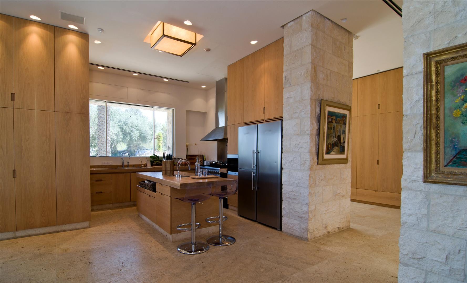 A Contemporary Stone House with Rough and Rustic Elements in Jerusalem, Israel by eran chehanowitz (9)