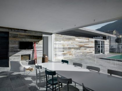 A Cozy Modern Stone Home Nestled in the Wonderful Mountains of Sondrio, Italy by Rocco Borromini (16)