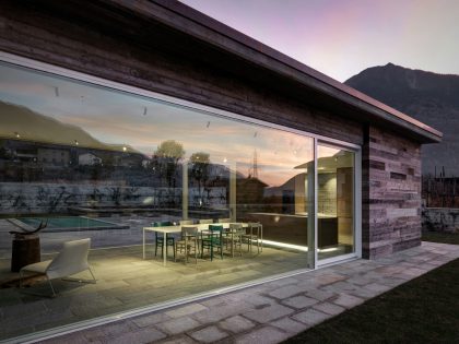 A Cozy Modern Stone Home Nestled in the Wonderful Mountains of Sondrio, Italy by Rocco Borromini (23)