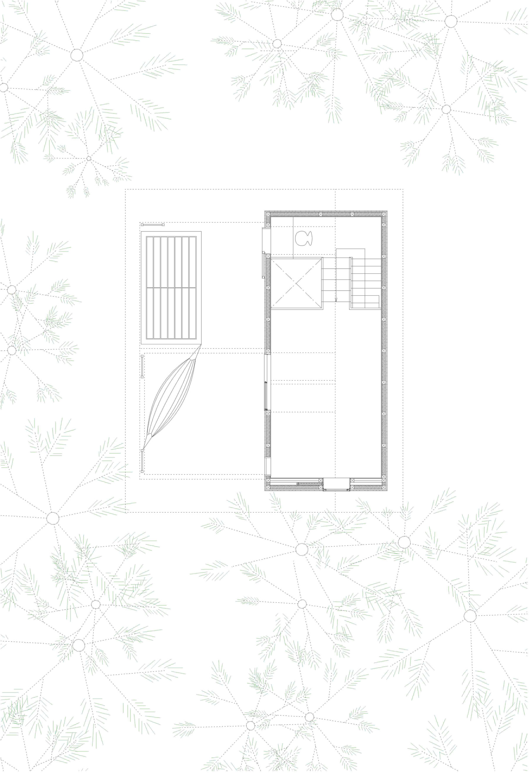 A Dramatic Contemporary Home with an Asymmetric Roof and Overhanging Eaves in Hakuba, Japan by Naka Architects (15)