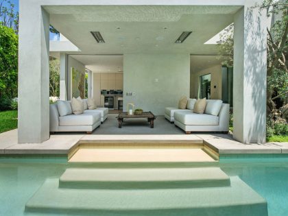 A Fabulous and Sleek Modern Home Surrounded by Lush Vegetation in Los Angeles by Amit Apel Design, Inc (7)