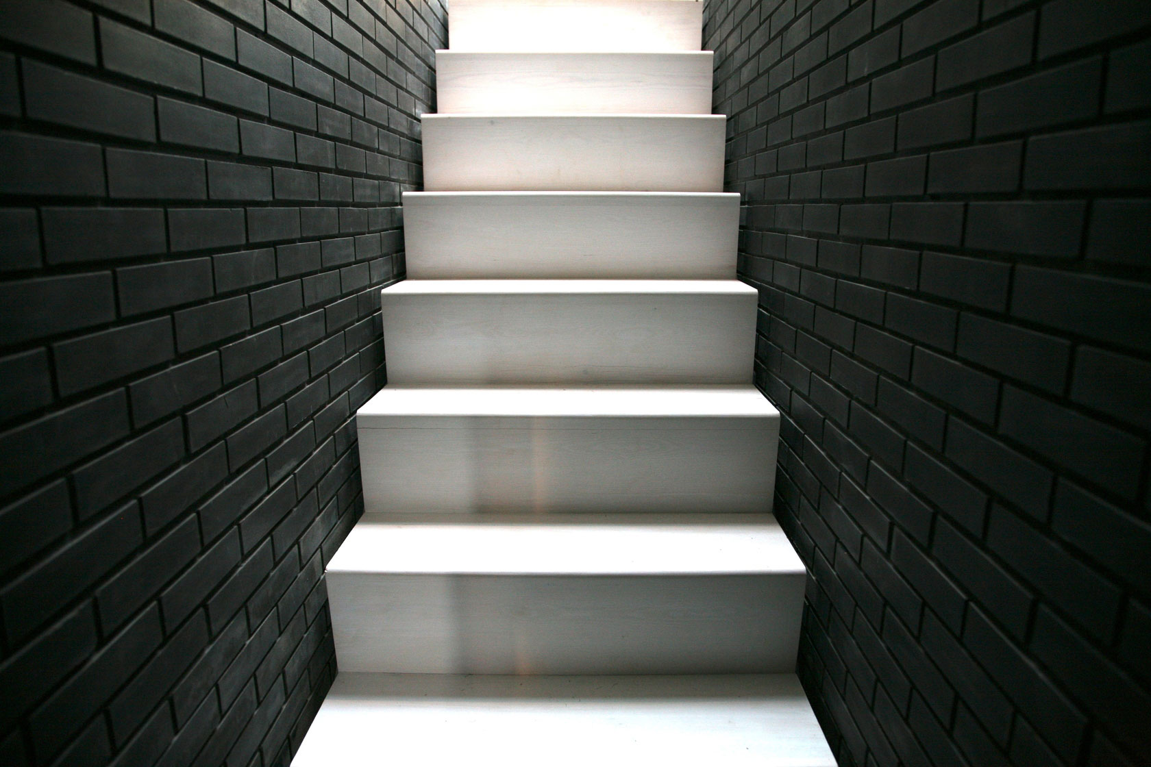 A Fascinating Home with Black Engineering Bricks and Slabs of White Marble in London by Liddicoat & Goldhill (12)