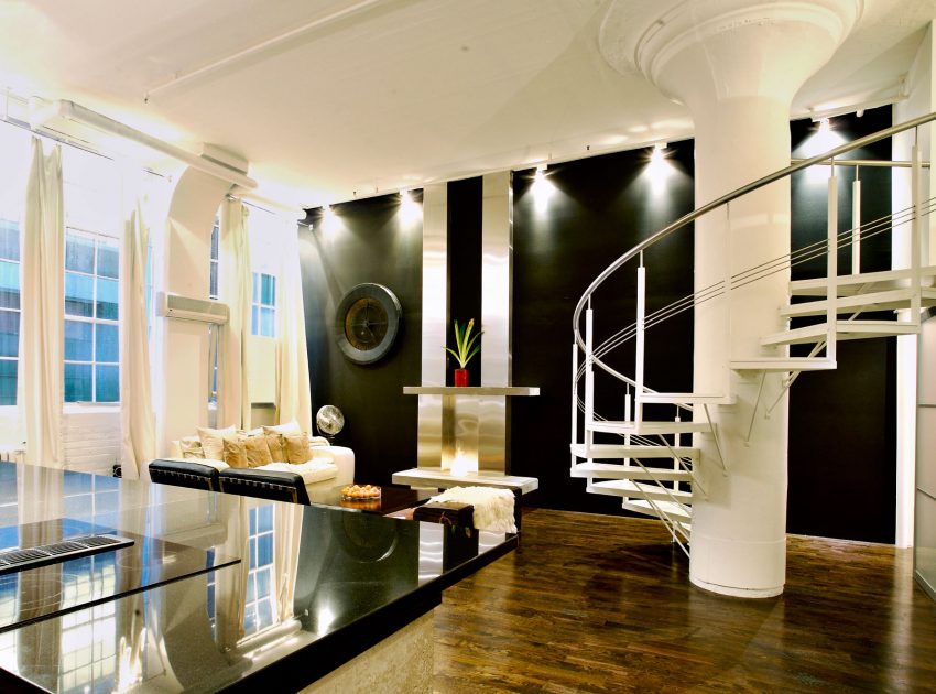 A Former Chewing Gum Factory Converted into a Beautiful Loft Apartment in Toronto by Dennis Dorion and Dorion Scott (2)
