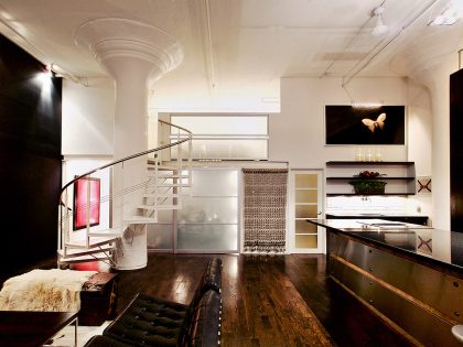 A Former Chewing Gum Factory Converted into a Beautiful Loft Apartment in Toronto by Dennis Dorion and Dorion Scott (6)