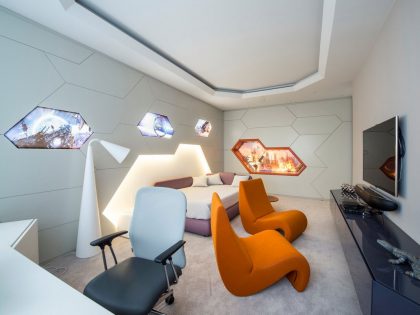 A Futuristic Modern Apartment with Eye-Catching Interior Designs in Moscow by Geometrix Design (11)