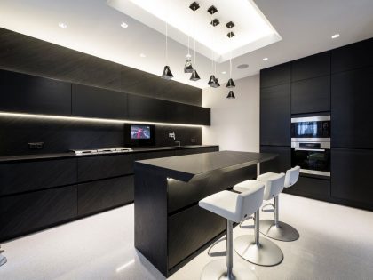 A Futuristic Modern Apartment with Eye-Catching Interior Designs in Moscow by Geometrix Design (8)