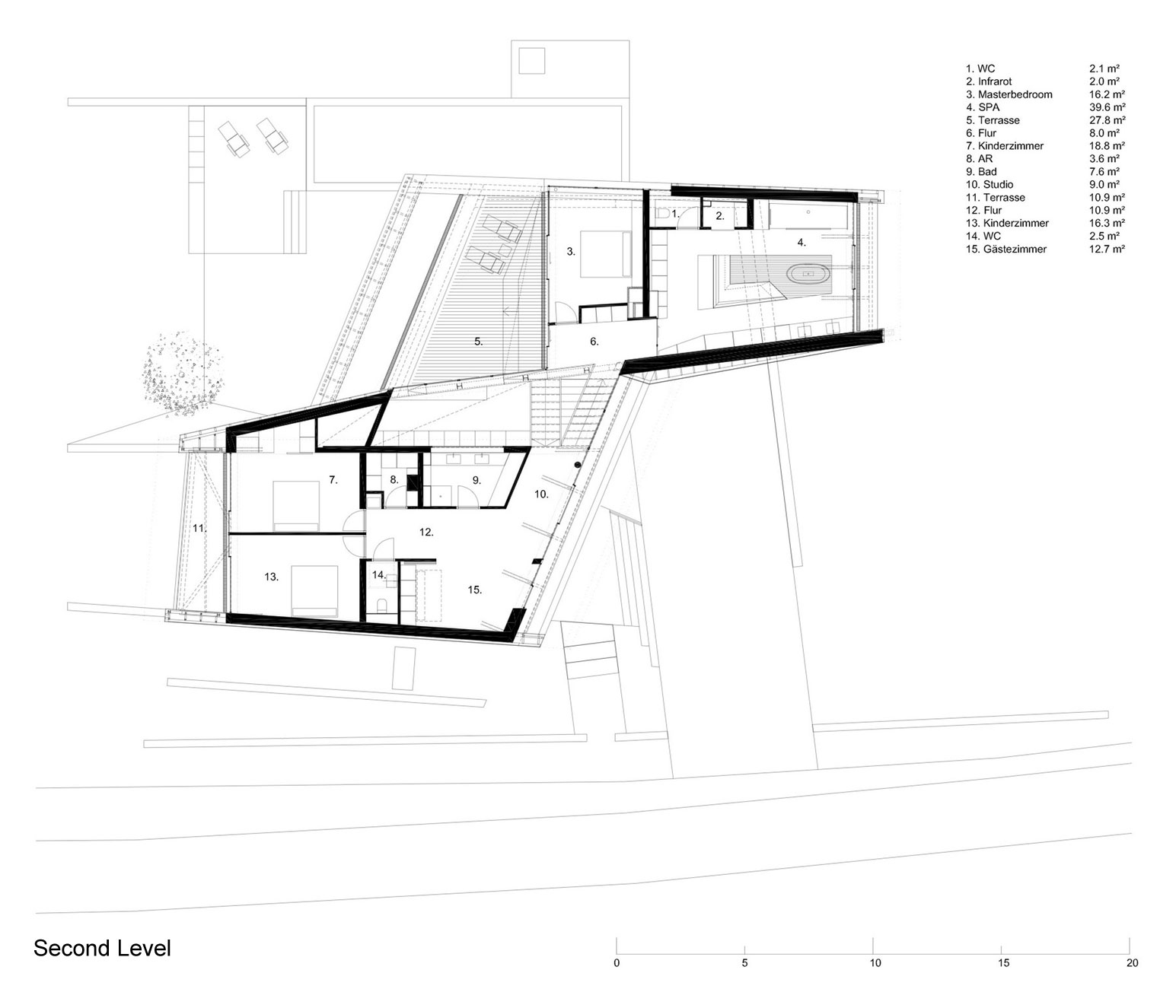 A Futuristic Modern White Home with Sleek and Stunning Views in Vienna by Project A01 Architects (23)