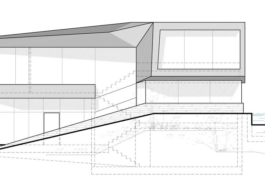 A Futuristic Modern White Home with Sleek and Stunning Views in Vienna by Project A01 Architects (28)