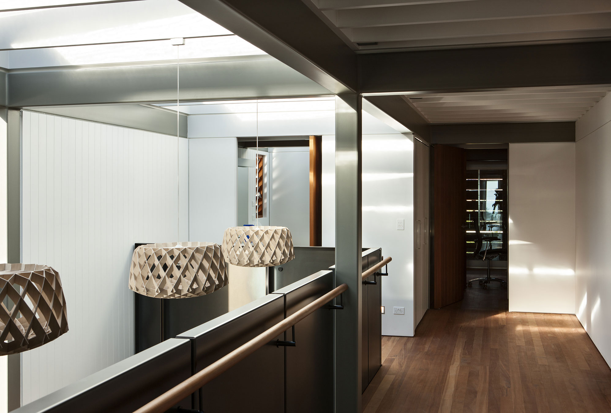 A Geometric Modern Beachfront Home Composed of Three Separate Structures in New Zealand by Athfield Architects (20)