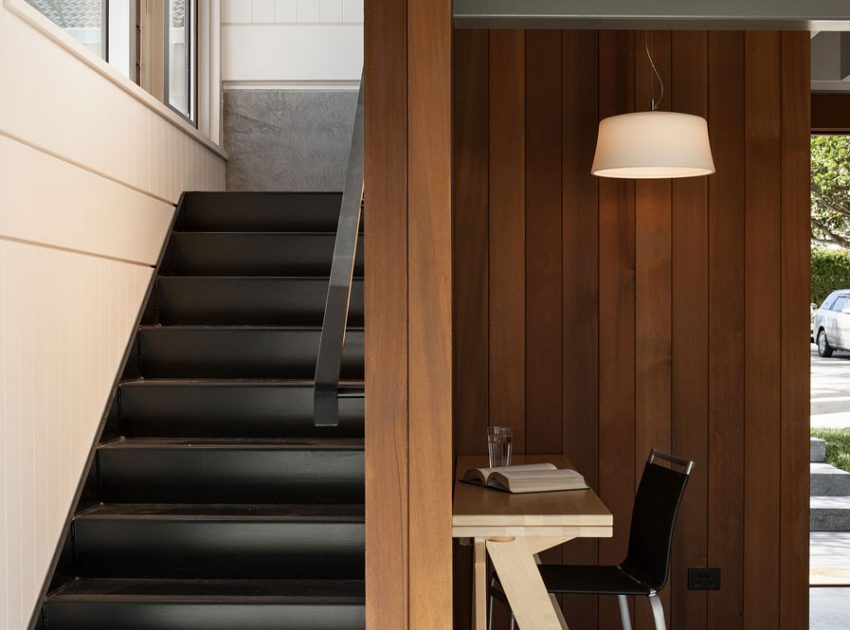 A Geometric Modern Beachfront Home Composed of Three Separate Structures in New Zealand by Athfield Architects (21)