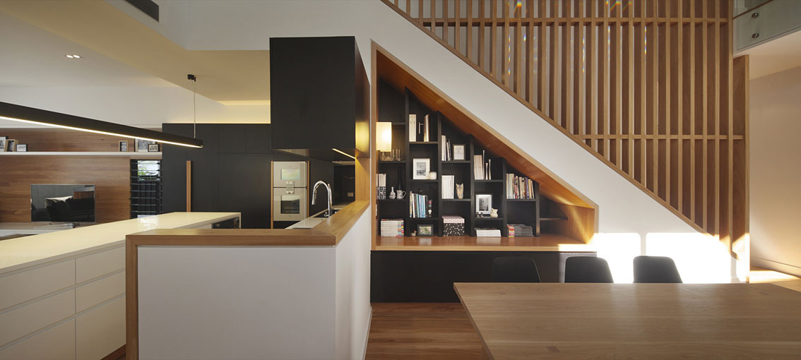 A Gorgeous Modern Home with Warm and Dynamic Interiors in Paddington, Australia by Shaun Lockyer Architects (12)