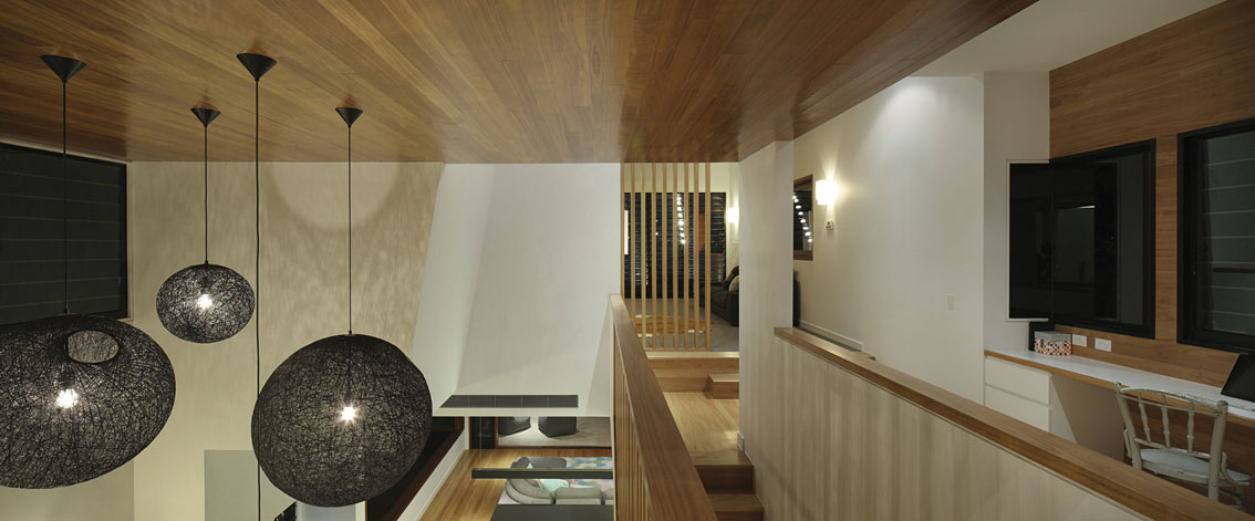 A Gorgeous Modern Home with Warm and Dynamic Interiors in Paddington, Australia by Shaun Lockyer Architects (18)