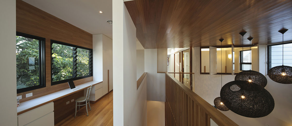 A Gorgeous Modern Home with Warm and Dynamic Interiors in Paddington, Australia by Shaun Lockyer Architects (19)