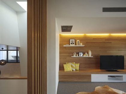 A Gorgeous Modern Home with Warm and Dynamic Interiors in Paddington, Australia by Shaun Lockyer Architects (23)