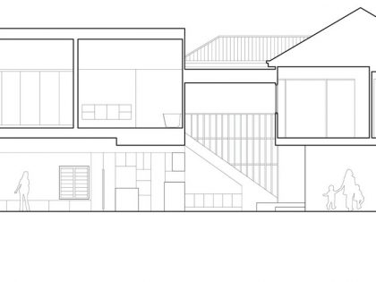 A Gorgeous Modern Home with Warm and Dynamic Interiors in Paddington, Australia by Shaun Lockyer Architects (30)