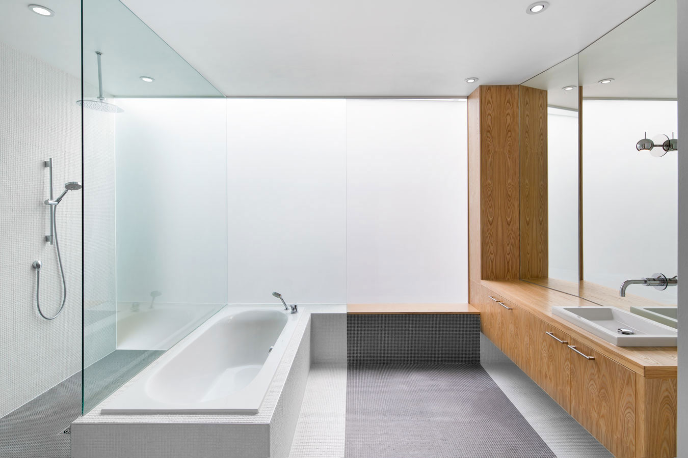 A Home with a Brick Front and a Monochrome Back for Family of Four in Montreal by NatureHumaine (18)