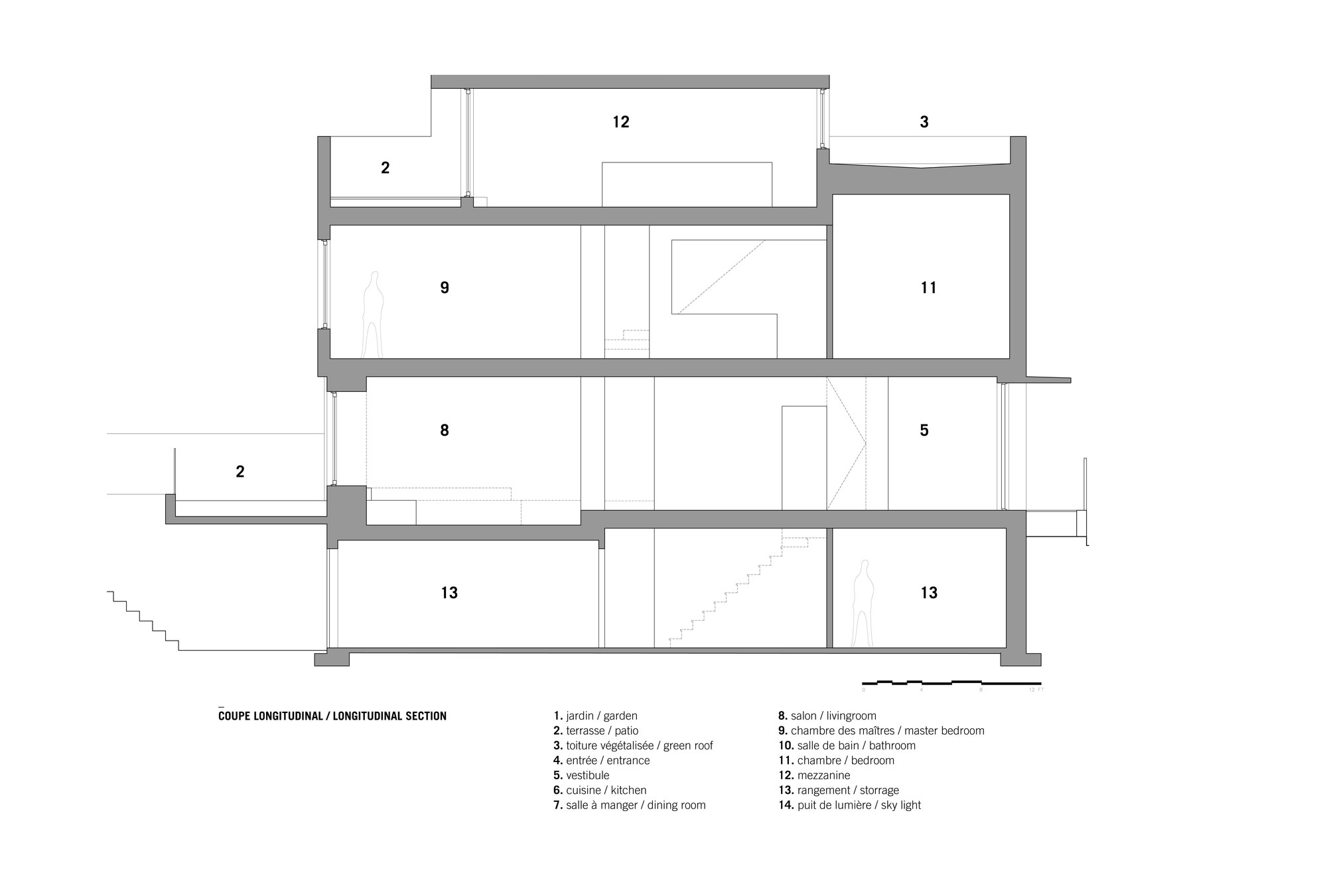 A Home with a Brick Front and a Monochrome Back for Family of Four in Montreal by NatureHumaine (25)