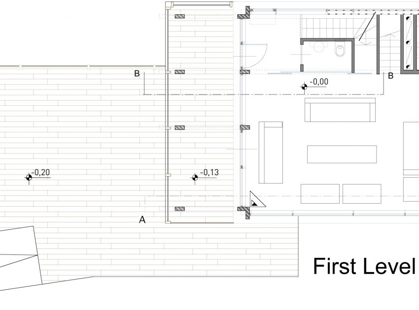 A Lovely Contemporary Cottage Surrounded by Dense Forest with Snowy Mountains of Cesana Torinese by CON3STUDIO (30)