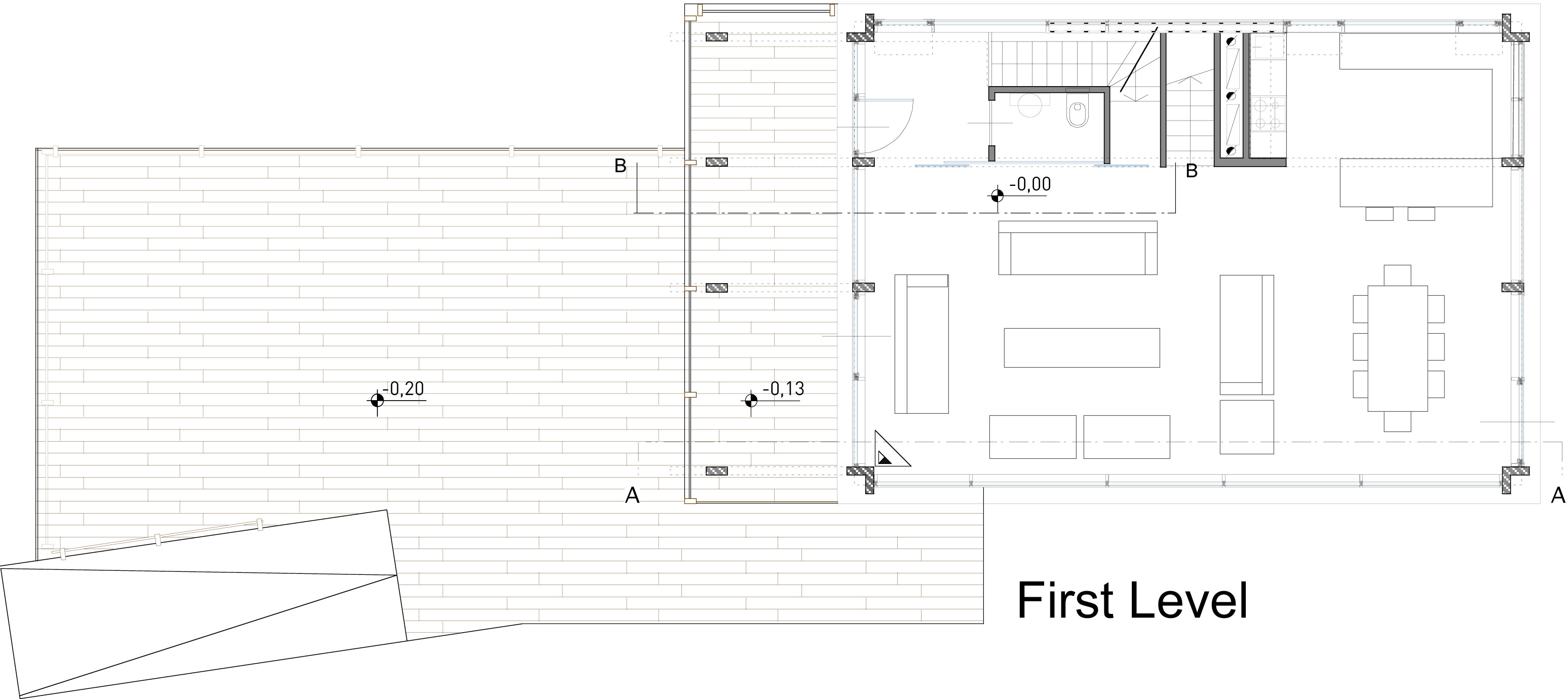 A Lovely Contemporary Cottage Surrounded by Dense Forest with Snowy Mountains of Cesana Torinese by CON3STUDIO (30)