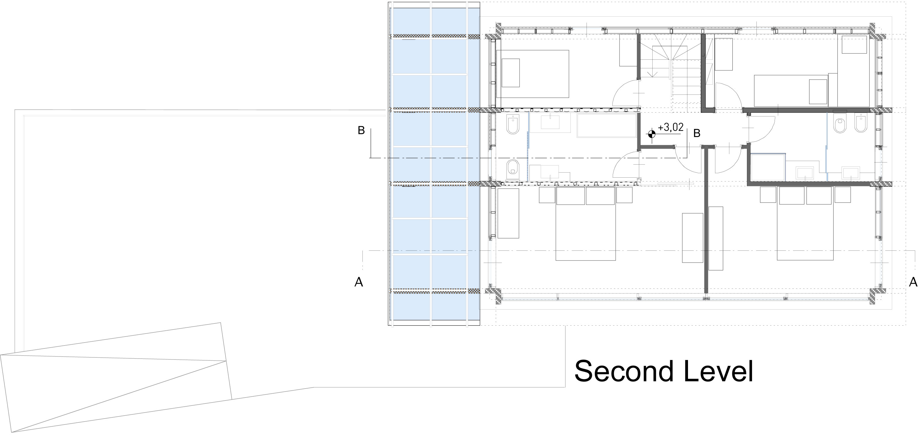 A Lovely Contemporary Cottage Surrounded by Dense Forest with Snowy Mountains of Cesana Torinese by CON3STUDIO (31)