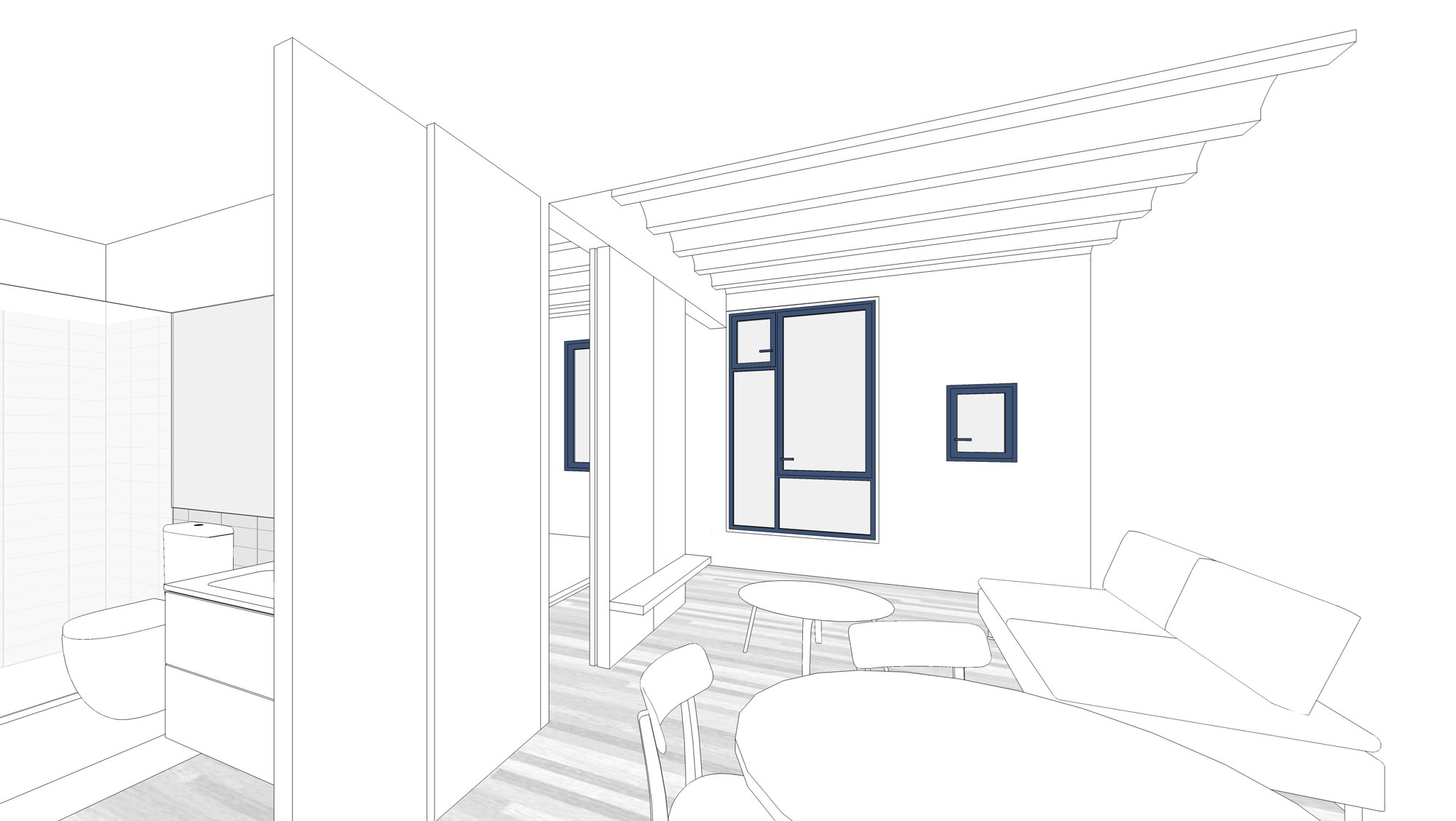 A Luminous Apartment with Clean and Fresh Interiors in Barcelona, Spain by Nook Architects (14)