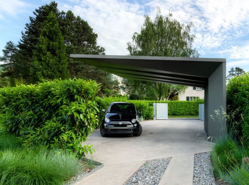 A Magnificent and Stylish Concrete House for Families with Two Children in Geneva by Raphaël Nussbaumer Architectes (3)