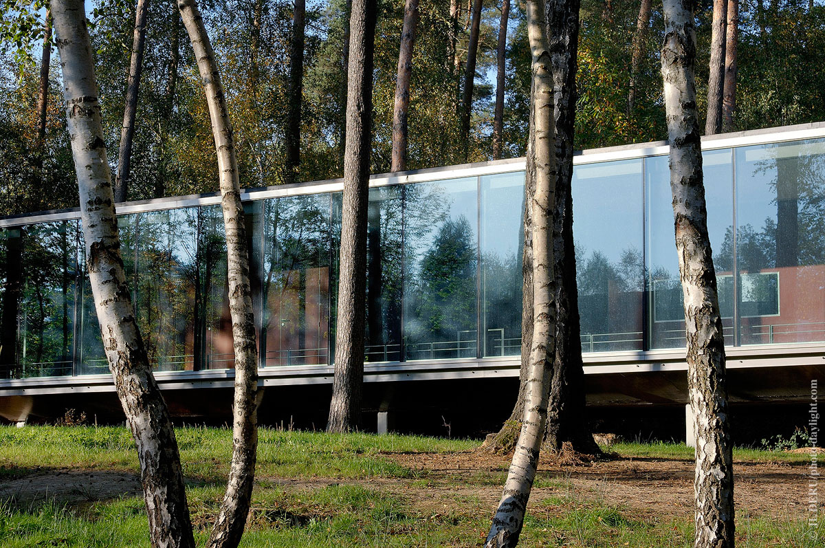 A Modern Forest House Built From Glass, Iron and Wood Structure in Ottignies, Belgium by Artau Architecture (1)