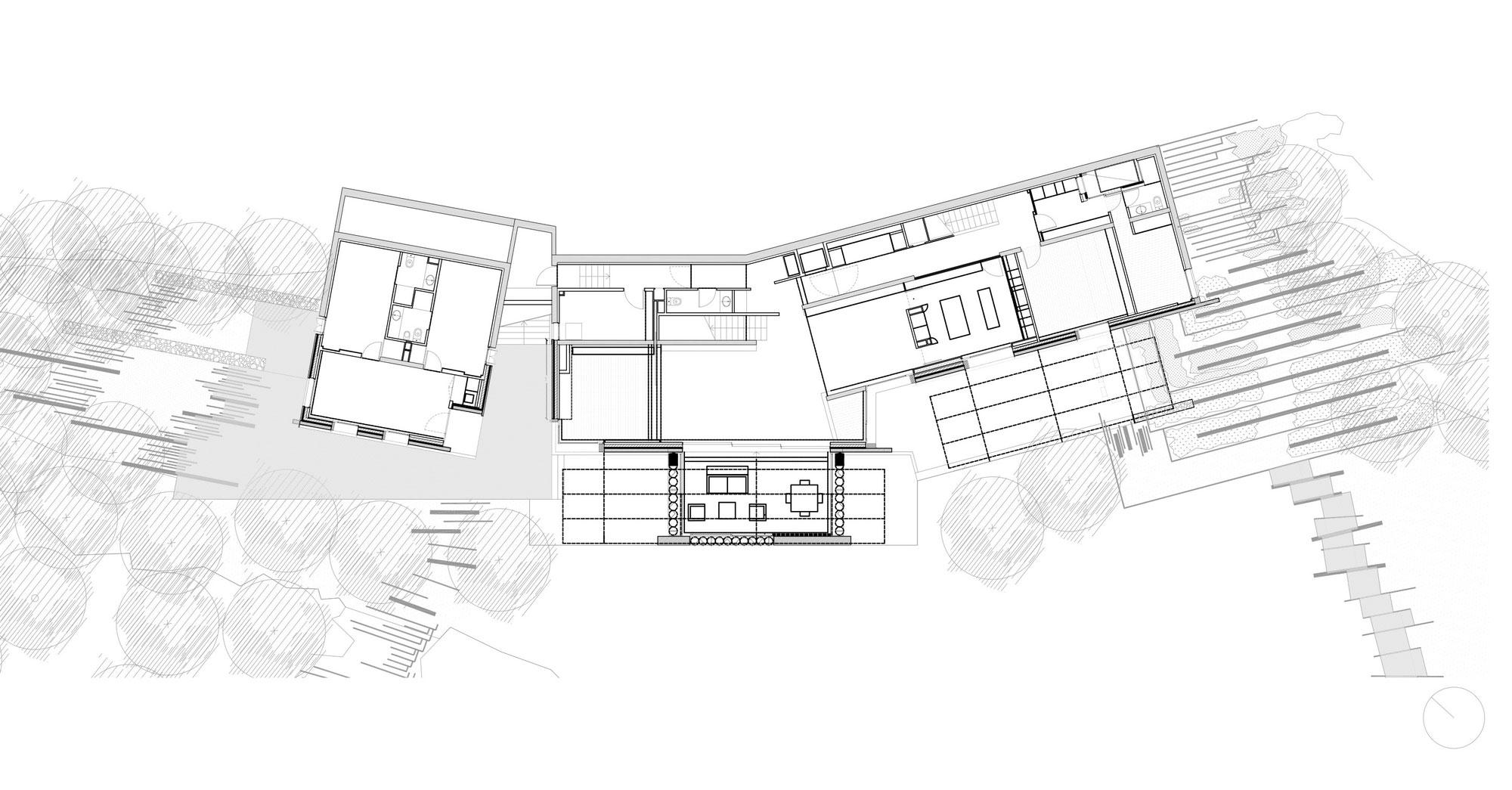 A Modern House with Stone on the Outside and Exposed Concrete on the Inside in El Ampurdán by b720 Fermín Vázquez Arquitectos (22)
