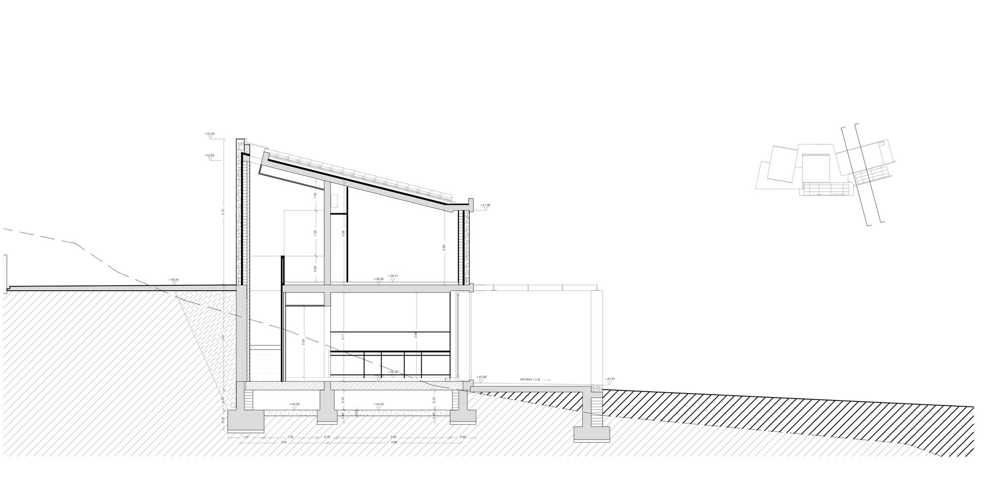 A Modern House with Stone on the Outside and Exposed Concrete on the Inside in El Ampurdán by b720 Fermín Vázquez Arquitectos (30)