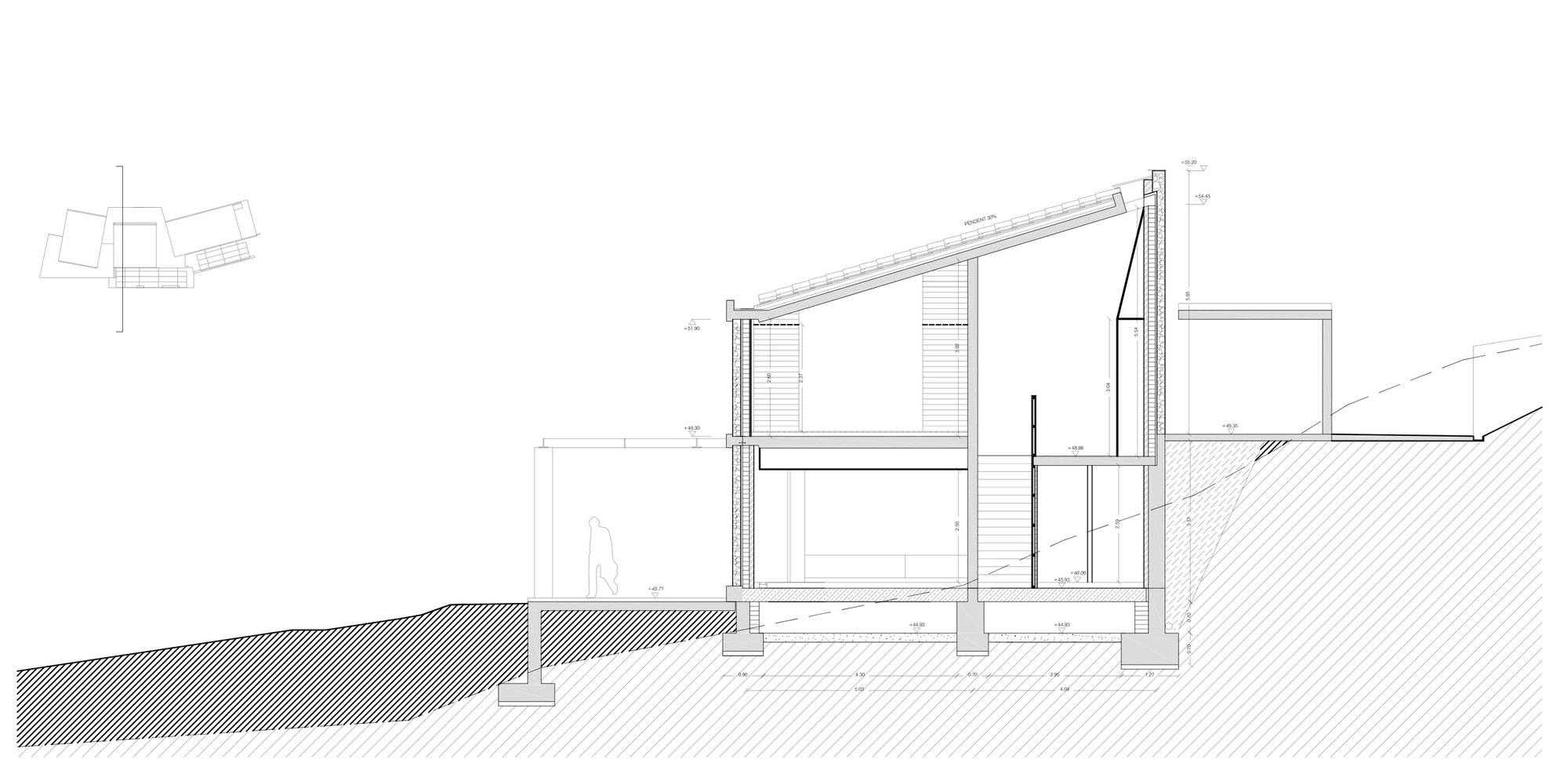 A Modern House with Stone on the Outside and Exposed Concrete on the Inside in El Ampurdán by b720 Fermín Vázquez Arquitectos (31)