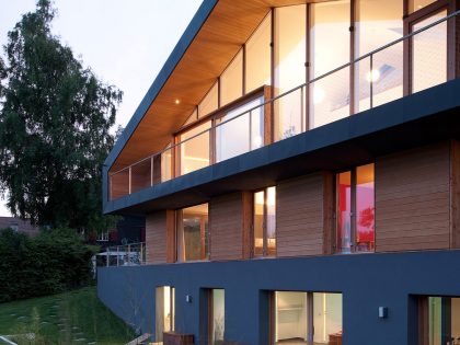 A Playful Contemporary Home Surrounded by Wildlife and Breathtaking Views in Genolier, Switzerland by LRS Architectes (11)