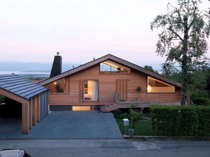 A Playful Contemporary Home Surrounded by Wildlife and Breathtaking Views in Genolier, Switzerland by LRS Architectes (13)