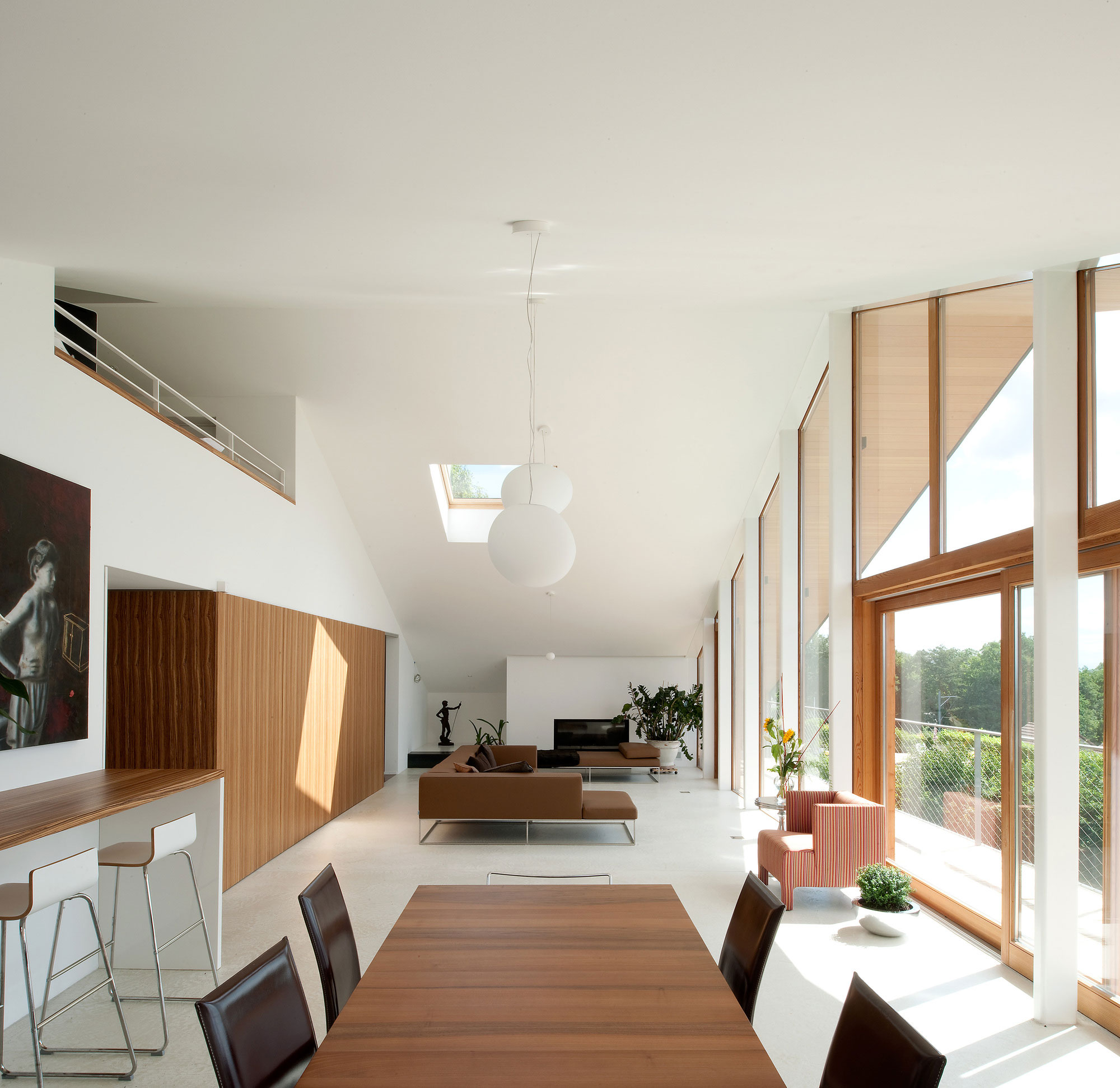 A Playful Contemporary Home Surrounded by Wildlife and Breathtaking Views in Genolier, Switzerland by LRS Architectes (8)