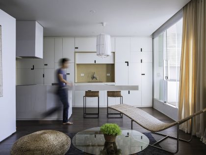 A Sensational Contemporary Apartment with Beautiful Interiors in Tay Ho, Vietnam by Hung Manh Tran (2)