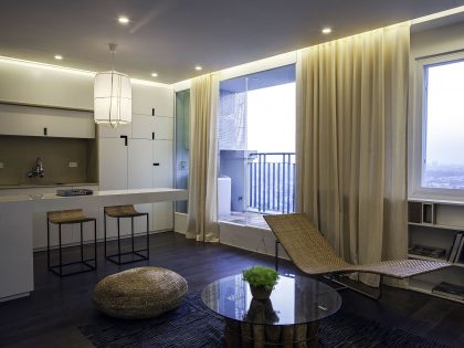 A Sensational Contemporary Apartment with Beautiful Interiors in Tay Ho, Vietnam by Hung Manh Tran (3)