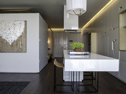 A Sensational Contemporary Apartment with Beautiful Interiors in Tay Ho, Vietnam by Hung Manh Tran (4)