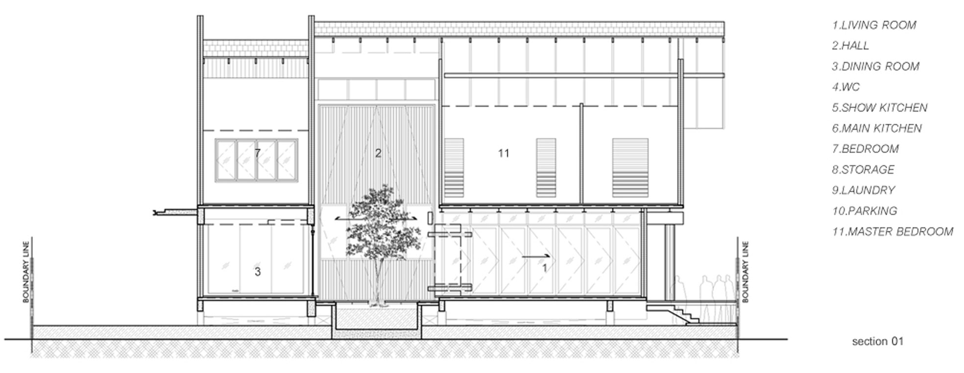 A Simple and Elegant Courtyard Home with Traditional Thai Elements in Nonthaburi by TA-CHA Design (18)