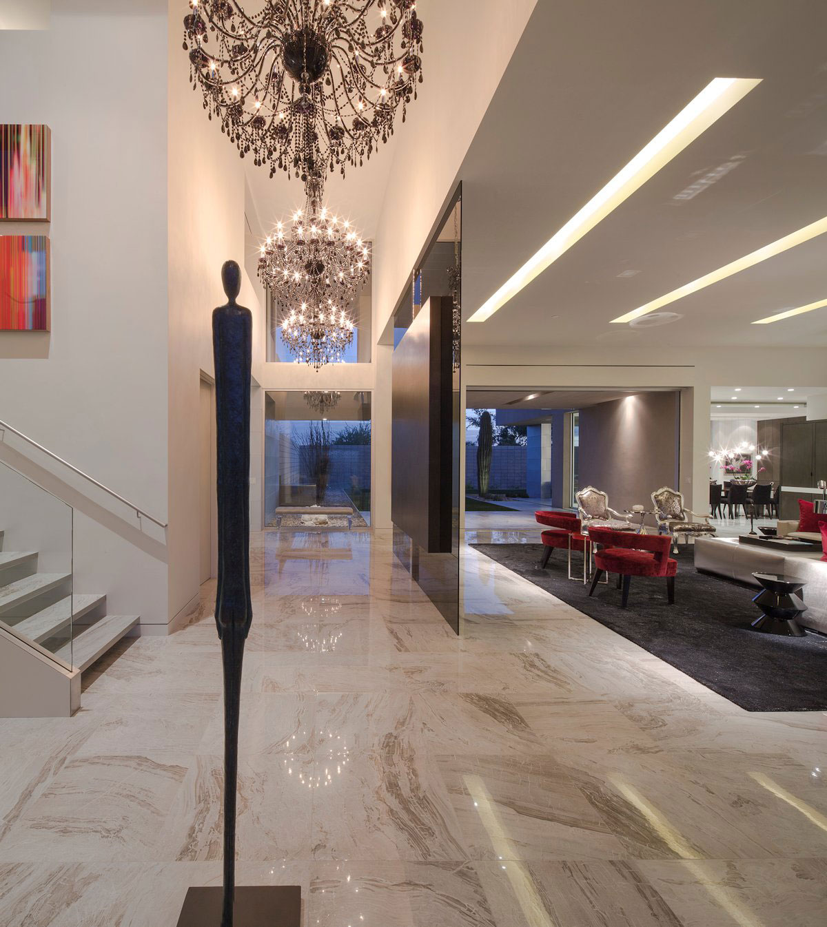 A Sleek Modern Home Characterized by Splendid White Pure Interiors in Scottsdale by Brent Kendle (13)