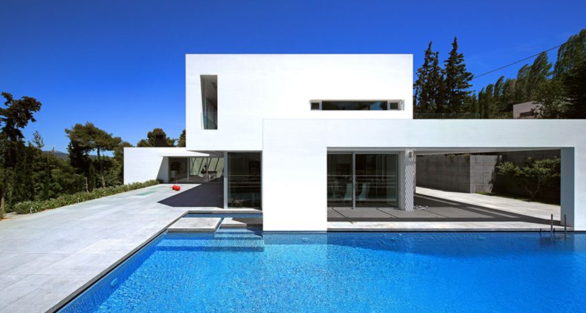 A Sleek and Sophisticated Modern Home with Elegant Perspective in Ekali, Greece by ISV Architects (4)