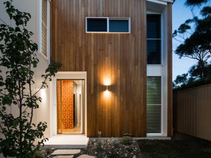 A Sleek and Stylish Sustainable Home for a Young Family in Newcastle by Bourne Blue Architecture (13)