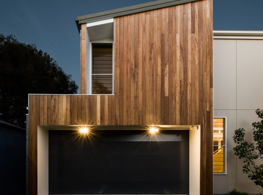 A Sleek and Stylish Sustainable Home for a Young Family in Newcastle by Bourne Blue Architecture (14)