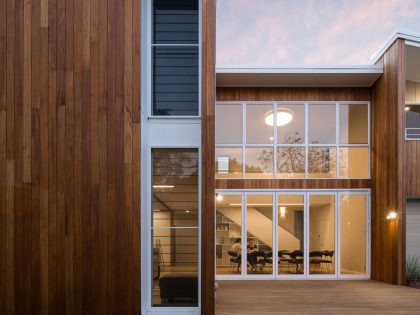 A Sleek and Stylish Sustainable Home for a Young Family in Newcastle by Bourne Blue Architecture (15)